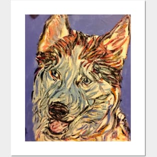 german shepard Posters and Art